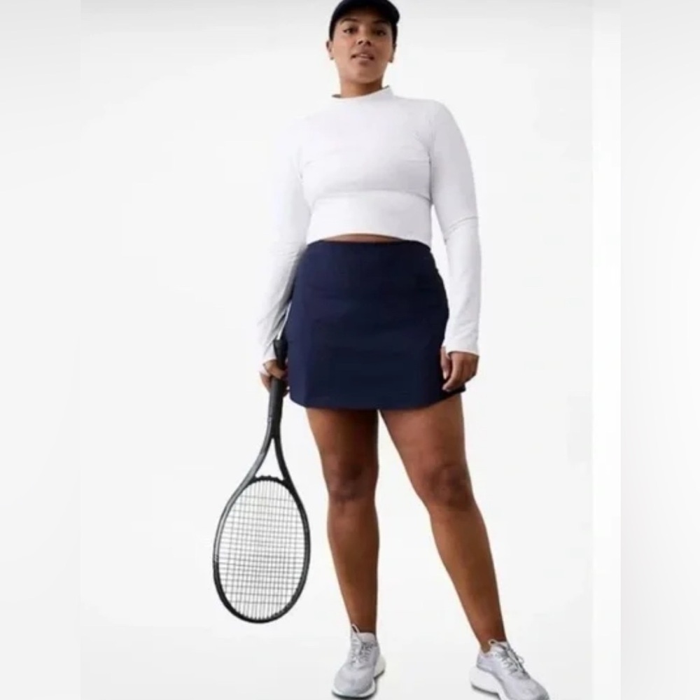 NWT Athleta Ace Advantage Navy 15 1/2” Skort Size 3X